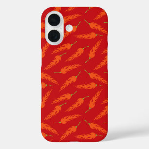 Hot Chili peppers pattern iPhone 16 Case