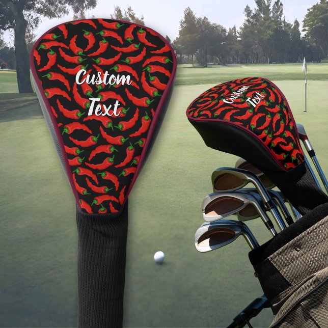 Hot Chili Peppers Pattern Golf Head Cover (Creator Uploaded)
