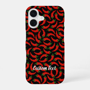 Hot Chili Peppers Pattern iPhone 16 Case