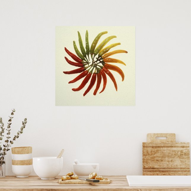 Hot Chili Peppers Poster (Kitchen)