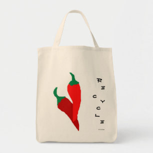 Hot Chili Peppers Recycle Grocery Bag