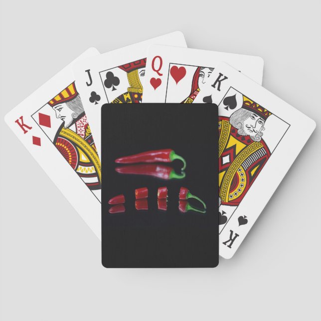 Hot chili playing cards (Back)