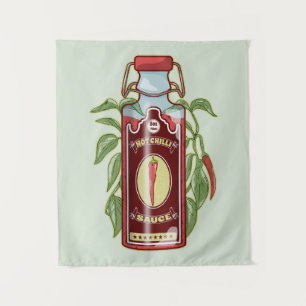Hot Chili Sauce Tapestry