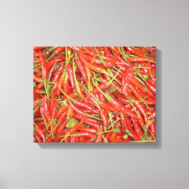 hot chilli canvas print (Front)