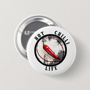 Hot chilli life 2 inch round button