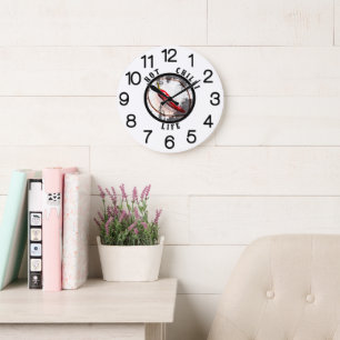 Hot chilli life large clock