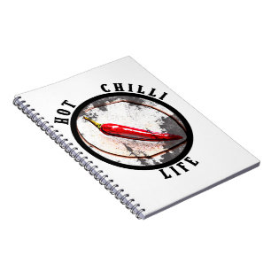 Hot chilli life  notebook