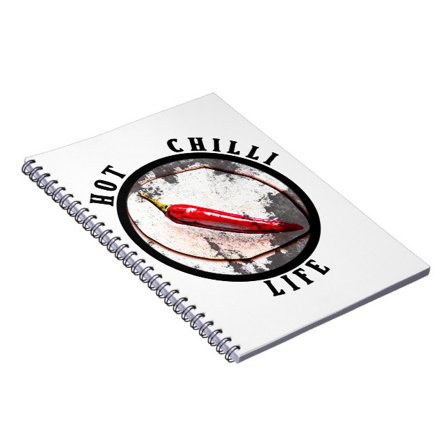 Hot chilli life  notebook (Right Side)