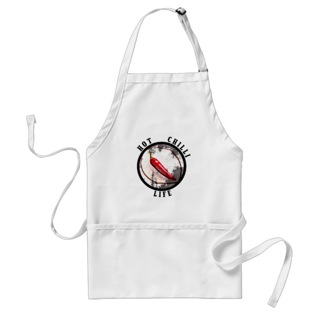 Hot chilli life  standard apron (Front)