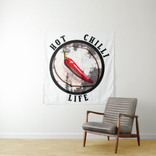 Hot chilli life  tapestry