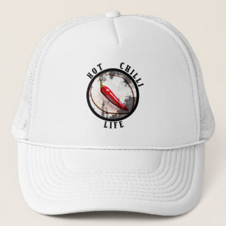 Hot chilli life trucker hat