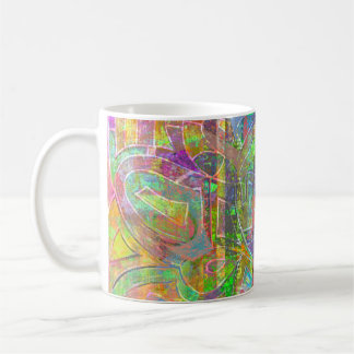 "Hot Chinese Food" abstract art coffee mug 