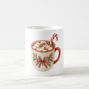 Hot Chocolate and Candy Cane Coffee Mug