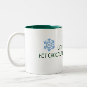 Hot Chocolate and Cozy Sweaters Winter Two-Tone Coffee Mug