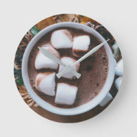 Hot chocolate and marshmallows cocoa