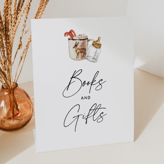 Hot Chocolate Baby Shower Books and Gifts Sign (Creator Uploaded)