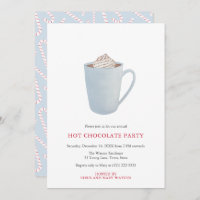 Hot Chocolate Candy Cane Cocoa Christmas Party