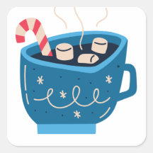 Hot Chocolate Cocoa Mug Sticker