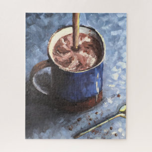 Hot Chocolate Coffe Morning Mood Jigsaw Puzzle