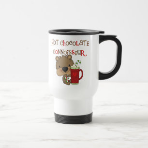 Hot Chocolate Connoisseur Boy Bear Travel Mug