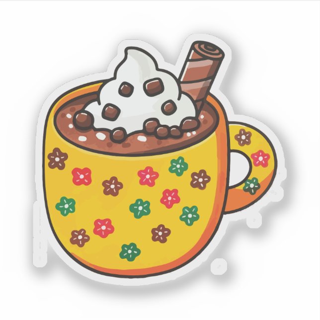 Hot chocolate cup  (Front)