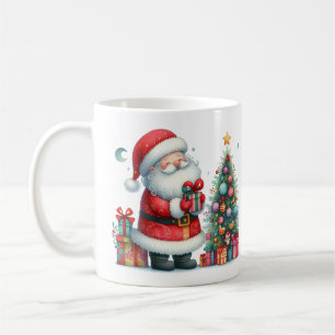 Hot Chocolate for Santa with Tree and Gifts Coffee Mug