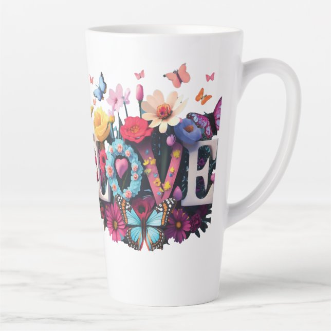 Hot Chocolate  Latte Mug (Right)