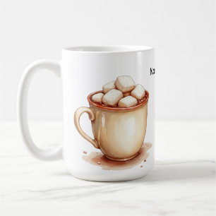Hot Chocolate Marshmallow Mug on a Mug