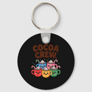 Hot Chocolate Matching Pajamas Cocoa Crew Cute Chr Keychain