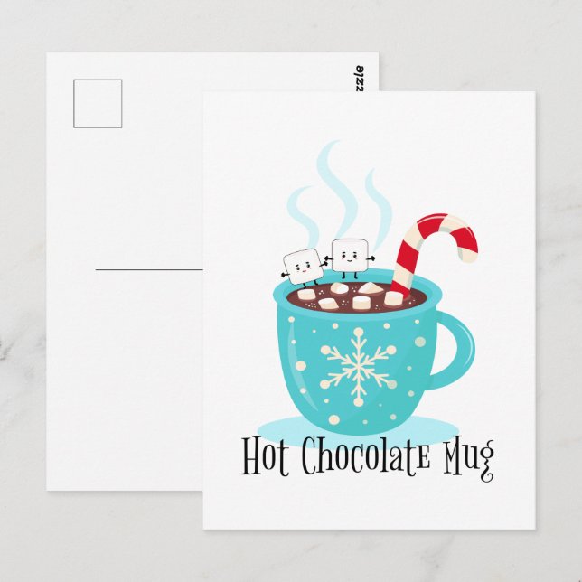 Hot Chocolate Mug Postcard (Front/Back)