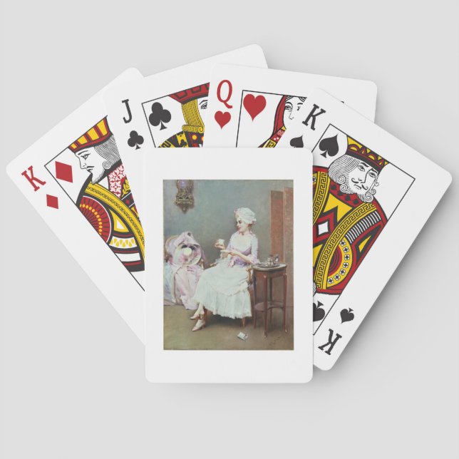 Hot Chocolate (oil on canvas) Playing Cards (Back)