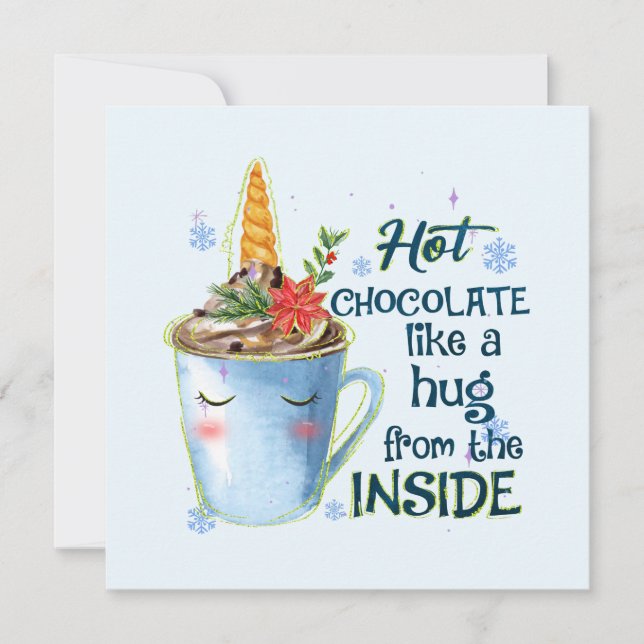 Hot Chocolate Unicorn | Cozy Unicorn Winter (Front)