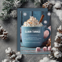 Hot Chocolate w/ Whipped Cream Cozy Baby Shower