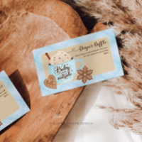 Hot Chocolate Winter Baby Boy Diaper Raffle