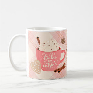 Hot Chocolate Winter Mug Baby It's Cold Outside