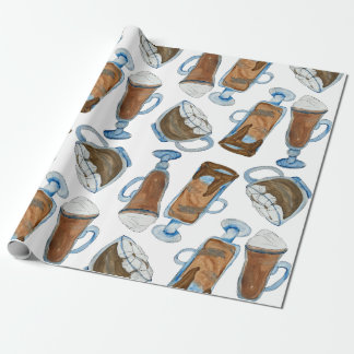 Hot chocolate wrapping paper