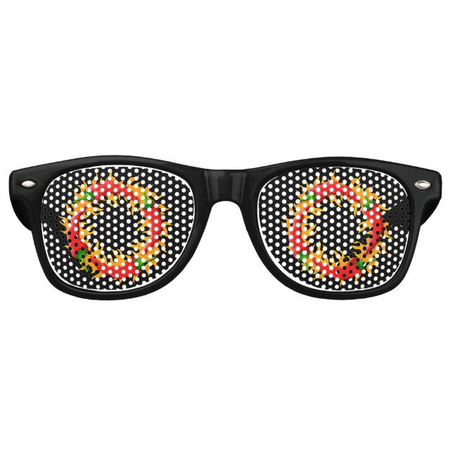HOT circle Retro Sunglasses (Front)
