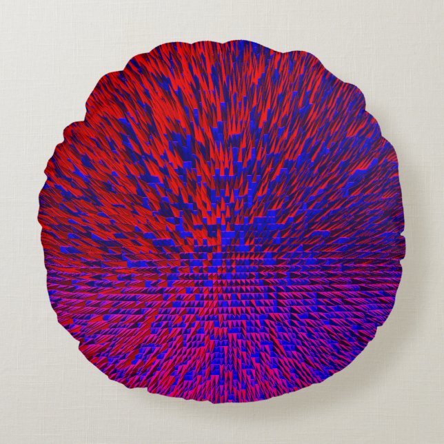 Hot City...... Round Pillow (Front)