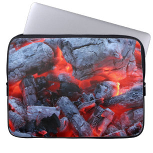 Hot coals laptop sleeve