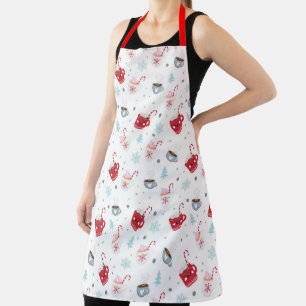 Hot Cocoa and Candy Canes Apron