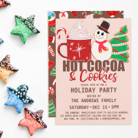 Hot Cocoa and Cookies Quote Cute Holiday