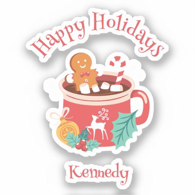 Hot Cocoa and Gingerbread (Front)