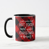 Hot Cocoa and Movies | Red | Christmas