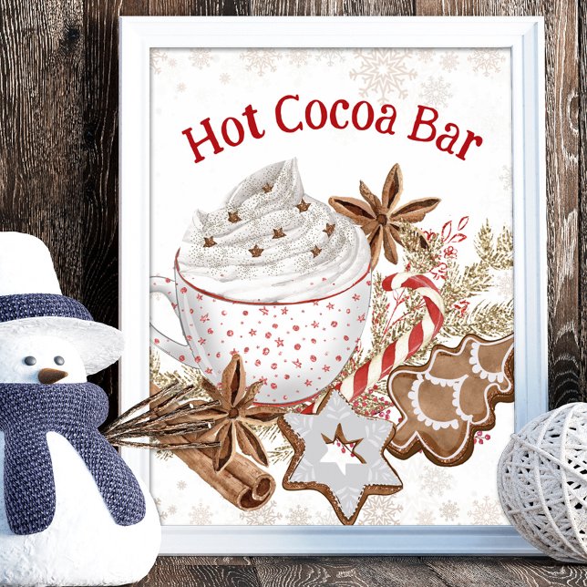 Hot Cocoa Bar Christmas Cookies  Poster (Creator Uploaded)