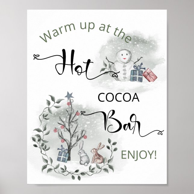Hot Cocoa Bar Poster (Front)