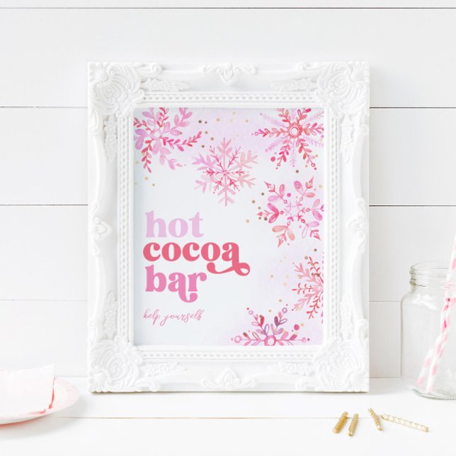Hot Cocoa Bar Sign | Pink Hot Cocoa Sign (Creator Uploaded)