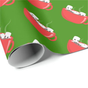 Hot Cocoa Bath Time! Wrapping Paper