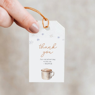 Hot Cocoa Birthday Gift Tags