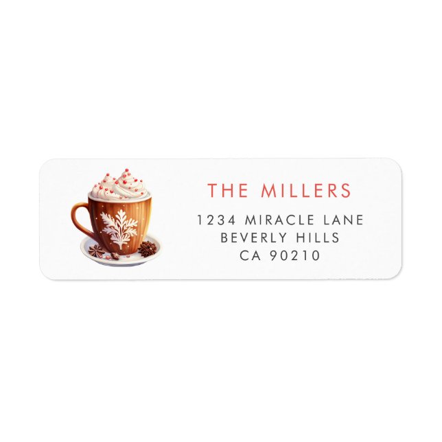 Hot Cocoa Chocolate Modern Minimalist (Front)