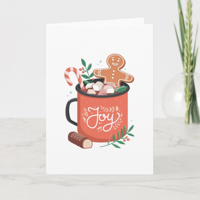 HOT COCOA CHRISTMAS CARD (Front)